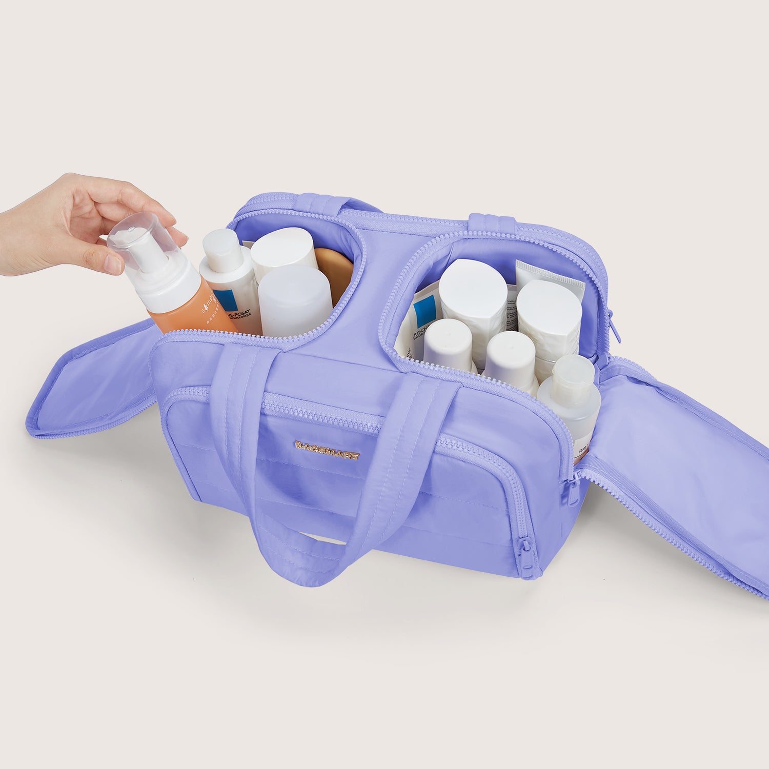 Zora Spacesaver 4-in-1 Puffy Multifunktions-Kulturtasche 