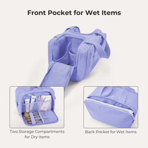Zora Spacesaver 4-in-1 Puffy Multifunktions-Kulturtasche 
