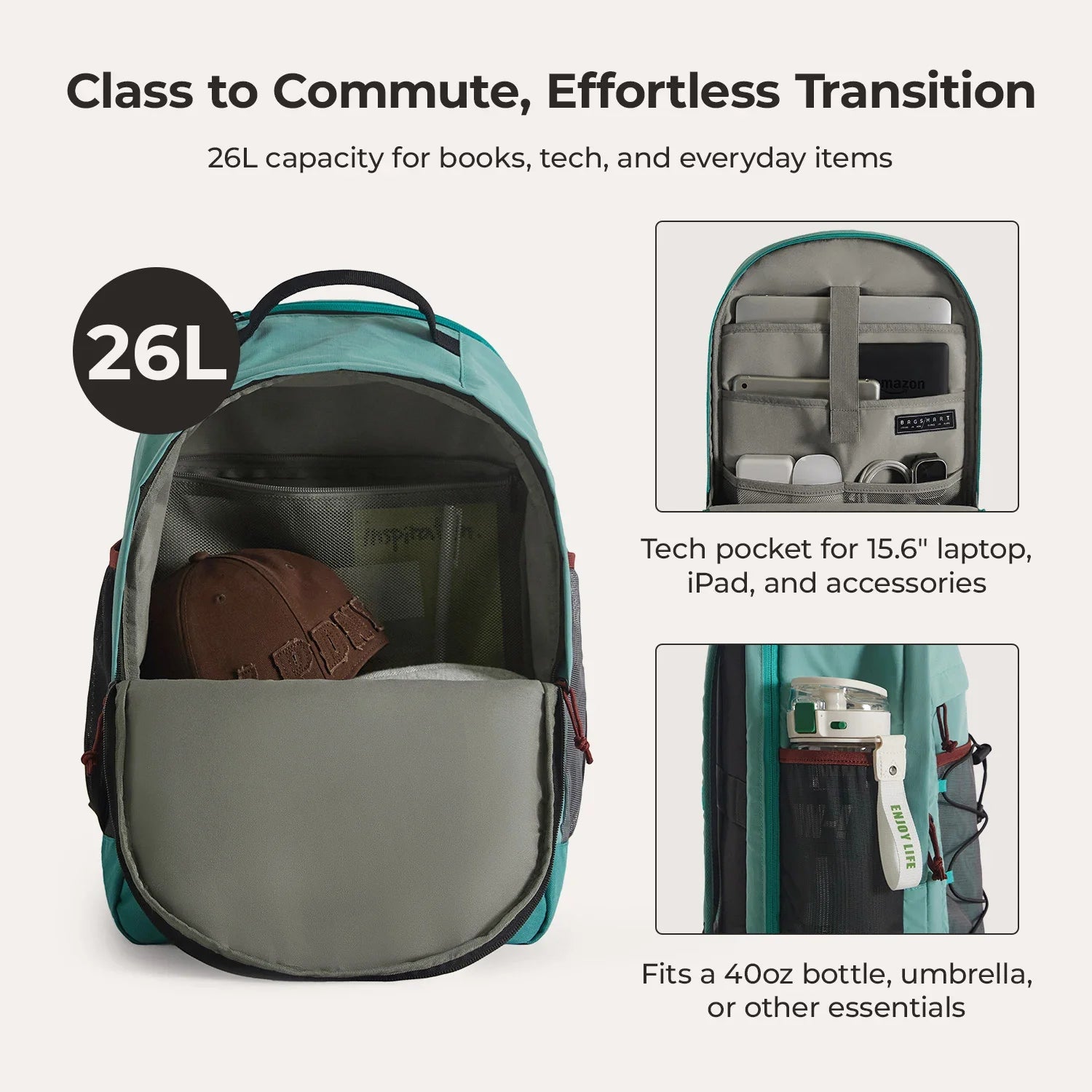 Focus 15,6" Laptop-Rucksack