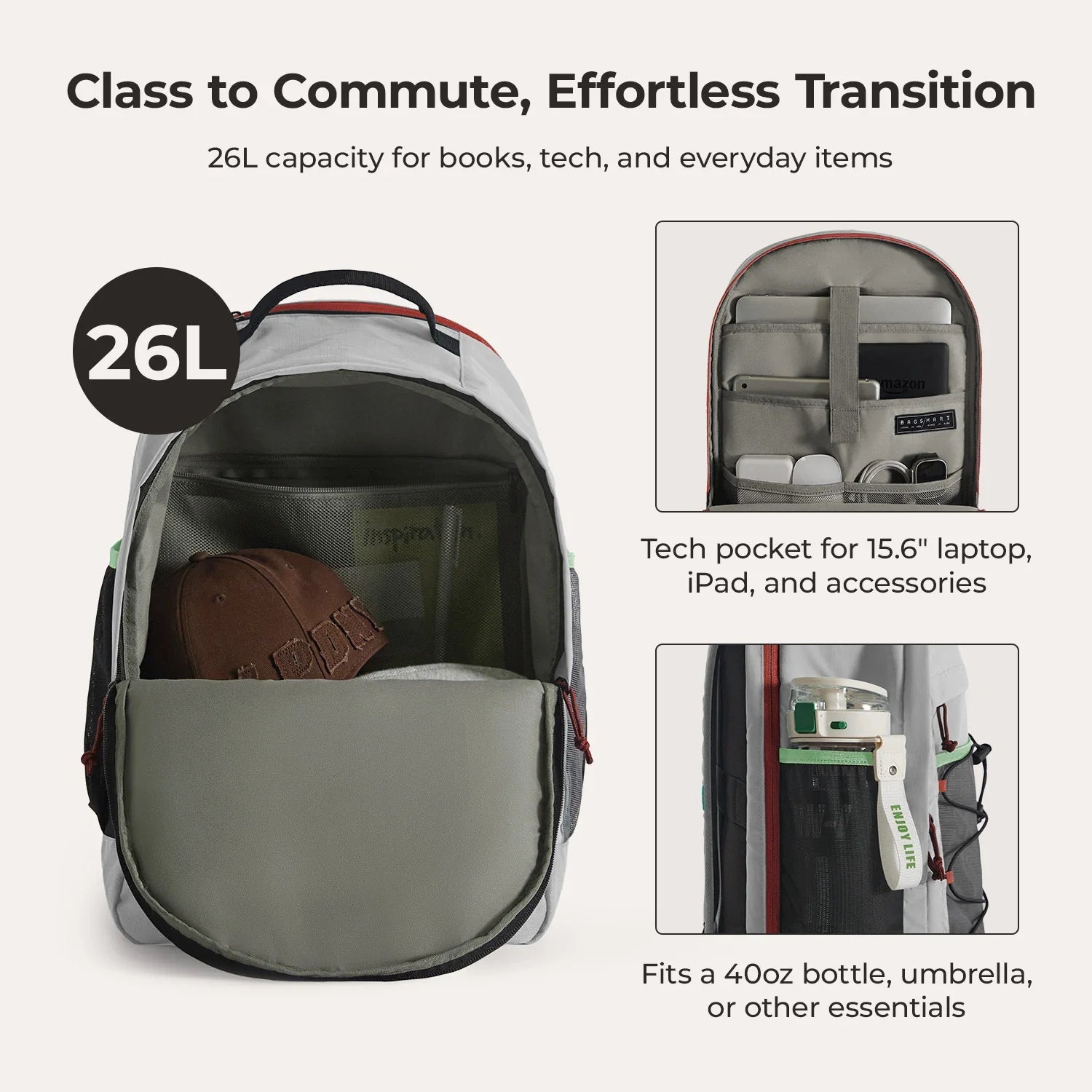 Focus 15,6" Laptop-Rucksack
