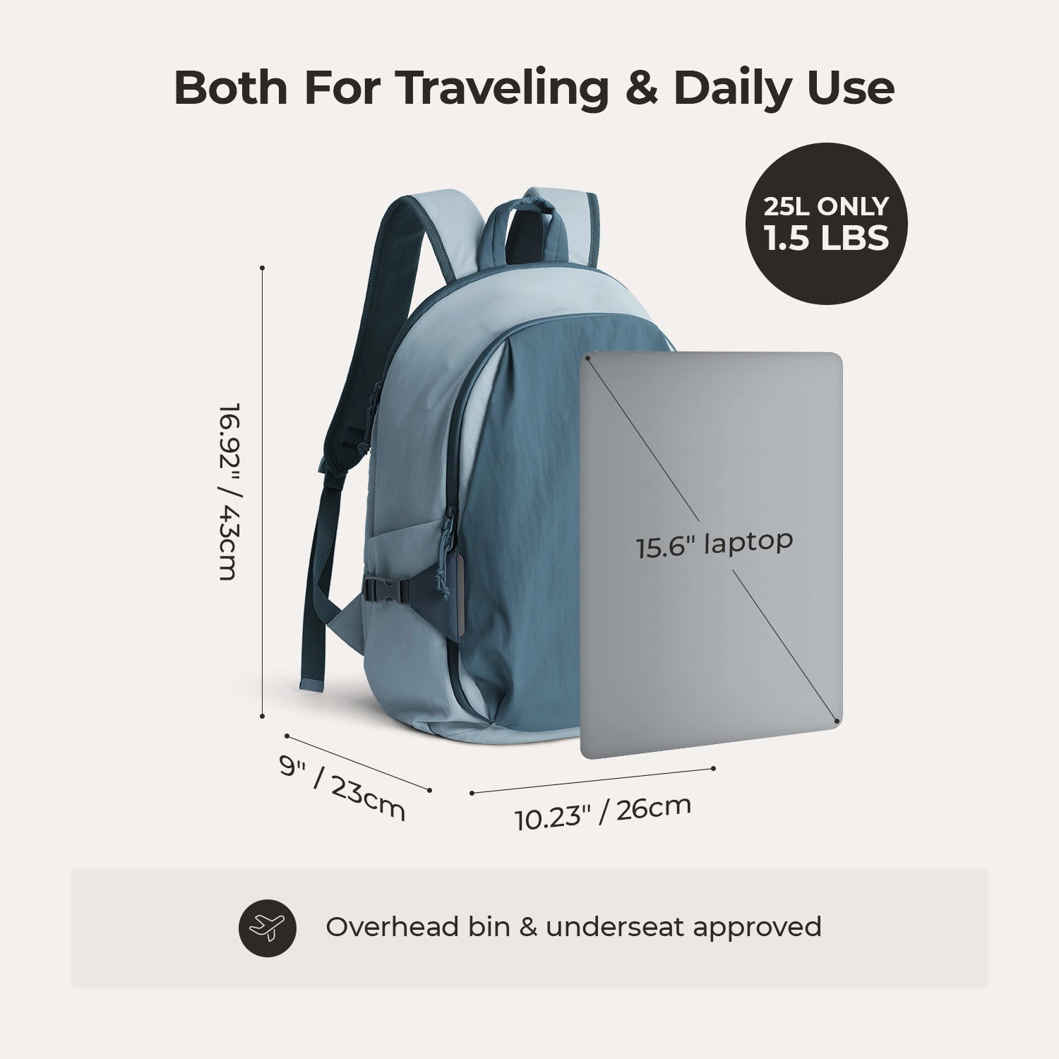 Soar 25L 180° offenes Clamshell-Reiserucksack-Set