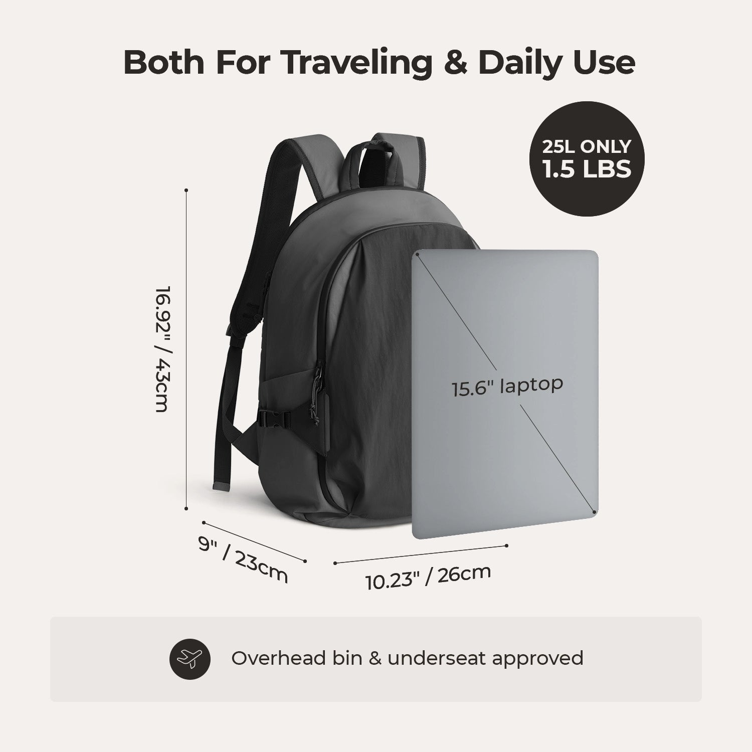 Soar 25L 180° offenes Clamshell-Reiserucksack-Set