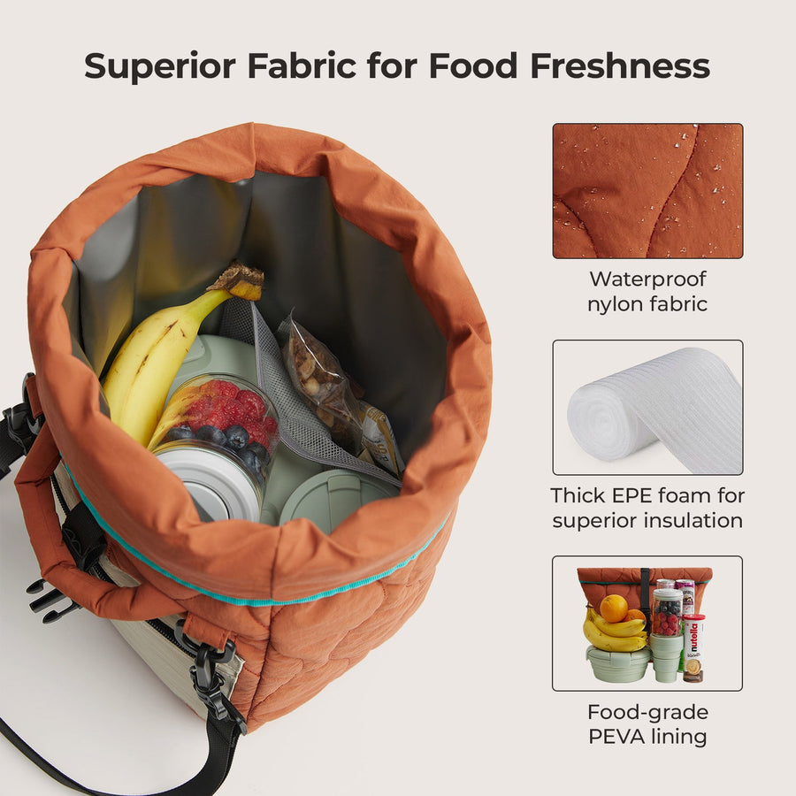Paz Roll Top Lunch Bag