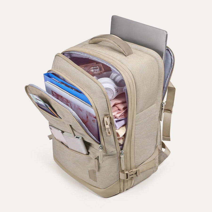 Erweiterbarer, von Fluggesellschaften zugelassener Handgepäck-Reiserucksack Falco 40L 