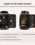 Blast 43L Rucksack mit Rollen
